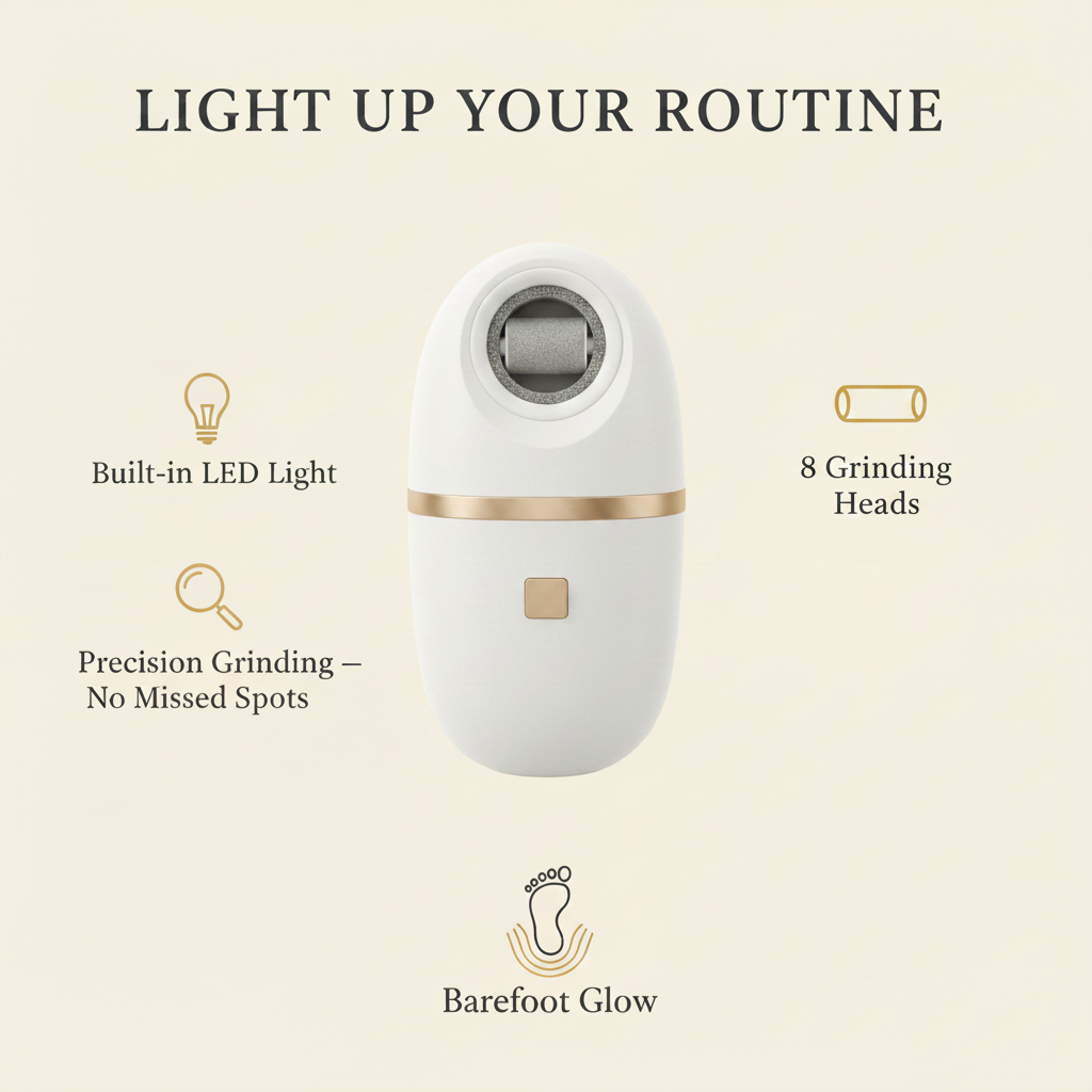 Barefoot Glow - Light Up Your Routine Text Only